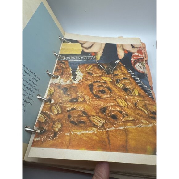 Better Homes and Gardens Binder Cookbook 1953 Cover Broken Loose Pages - Picture 8 of 11
